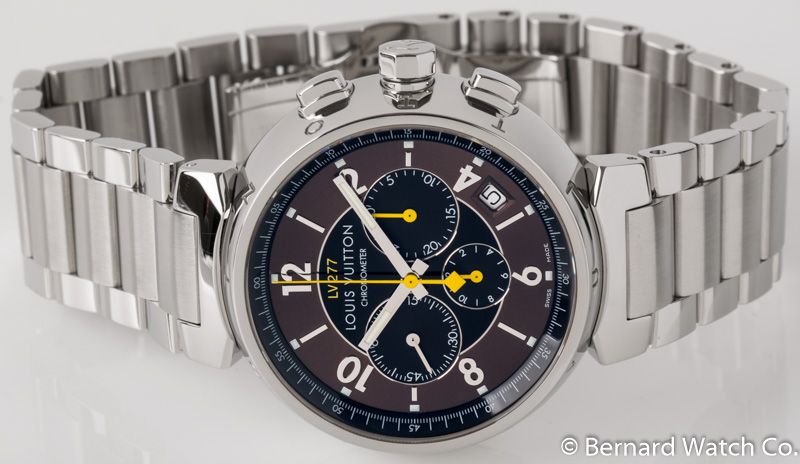 Louis Vuitton black LV 277 men's wrist watch! So clean