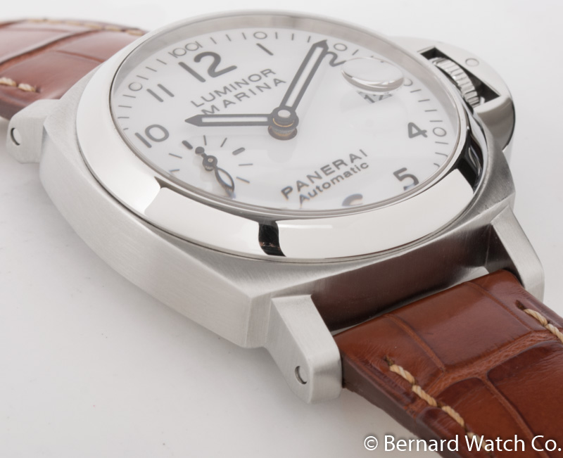 Panerai Luminor Marina PAM 49 SOLD OUT white dial on brown