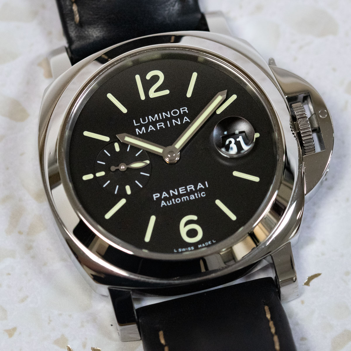 Panerai Luminor Marina PAM 104 Used Watch For Sale