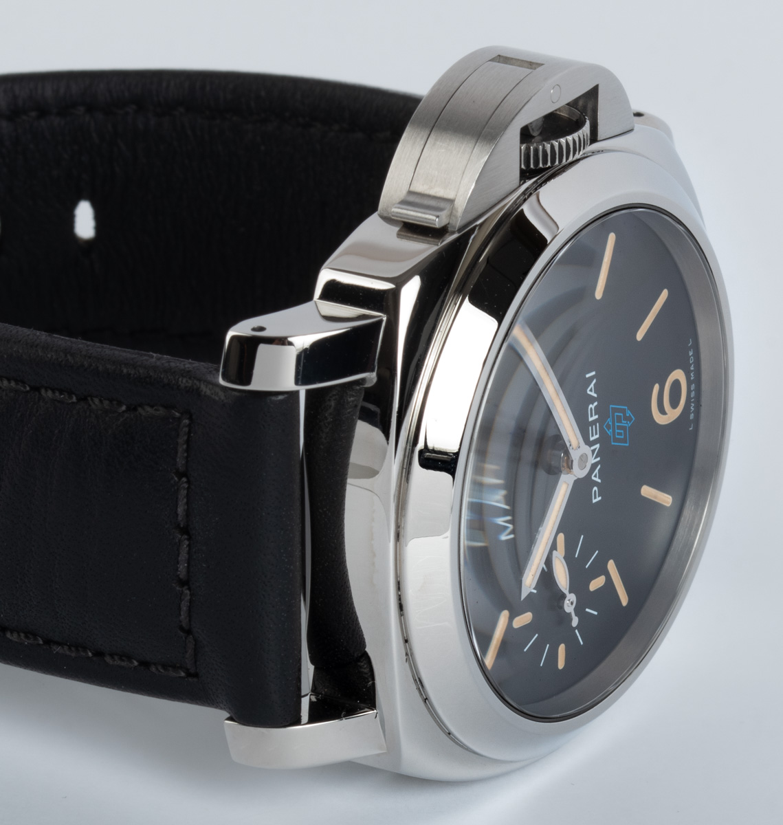 Panerai Luminor Marina Blue Logo PAM 631 Used Watch For Sale