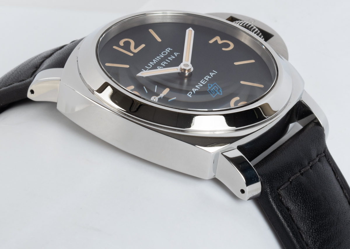 Panerai Luminor Marina Blue Logo PAM 631 Used Watch For Sale