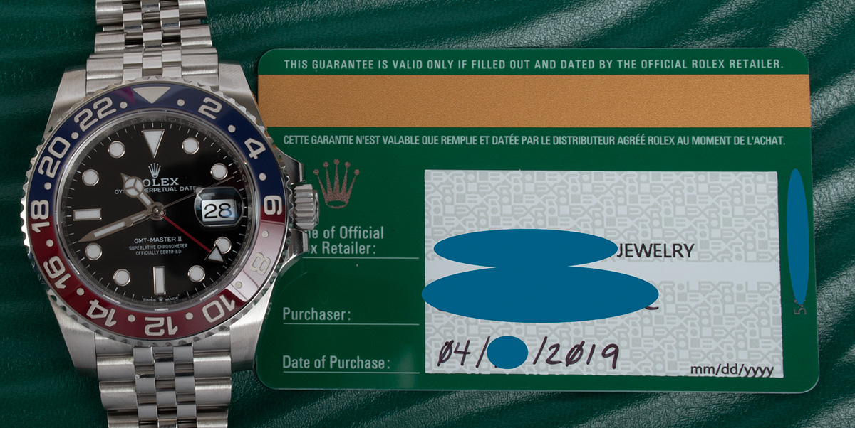 Rolex cheap gmt thickness