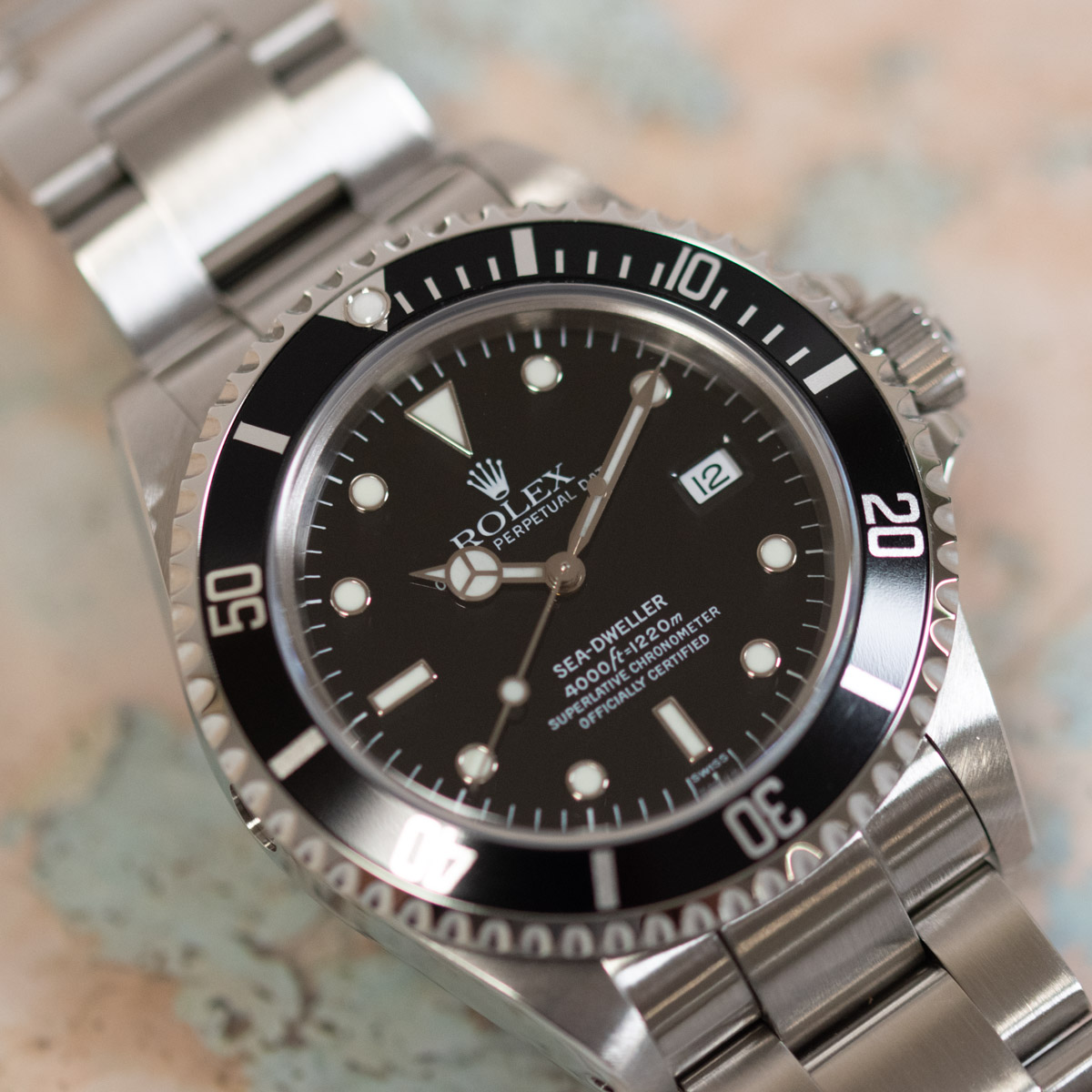 Rolex - Sea-Dweller 4000 : 16600 : SOLD OUT : black dial on Heavy ...