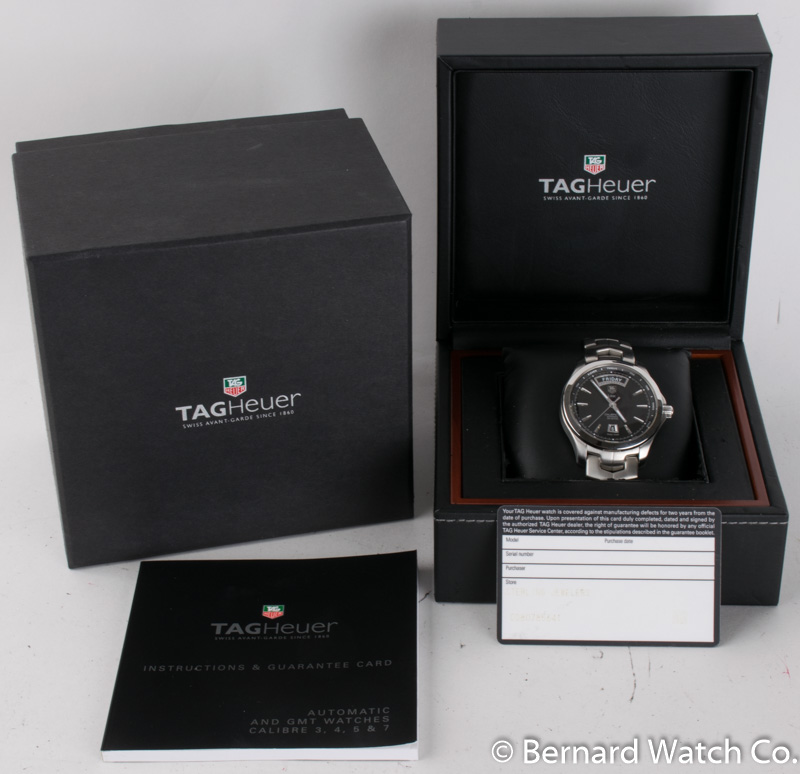 Tag Heuer Link Calibre 5 Day Date wjf2010.ba0592 - Pre-Owned Mens Watches