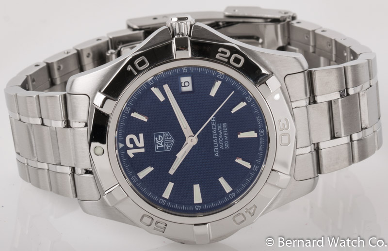 TAG Heuer Aquaracer WAF2112 SOLD OUT blue tapisserie dial