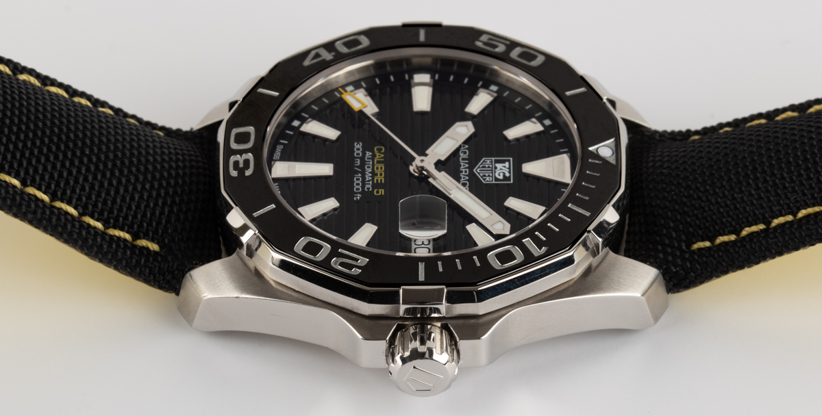 Tag heuer aquaracer calibre 5 41mm lug to lug hot sale