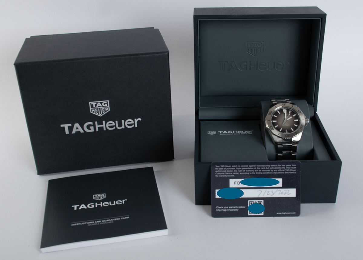 TAG Heuer Aquaracer Professional 200 40mm Mens Watch WBP2110.BA0627