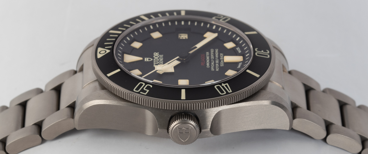 Tudor Pelagos LHD 25610TNL.brace rubber SOLD OUT black dial on titanium bracelet rubber strap