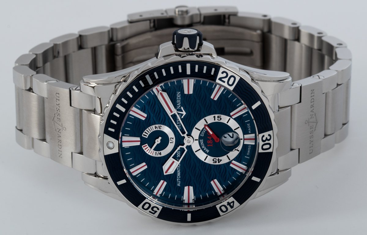 Ulysse Nardin Maxi Marine Diver 263 10 7M 93 SOLD OUT blue