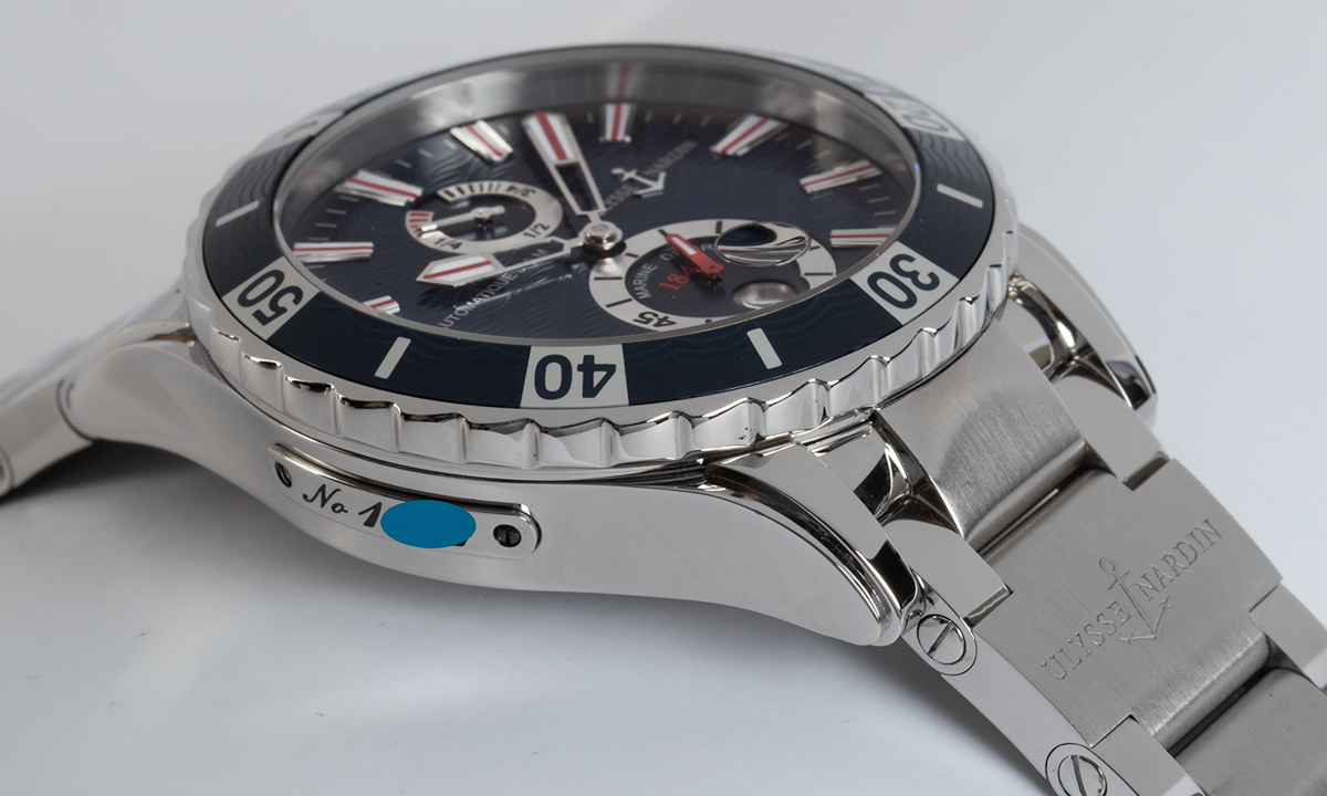 Ulysse Nardin Maxi Marine Diver 263 10 7M 93 SOLD OUT blue