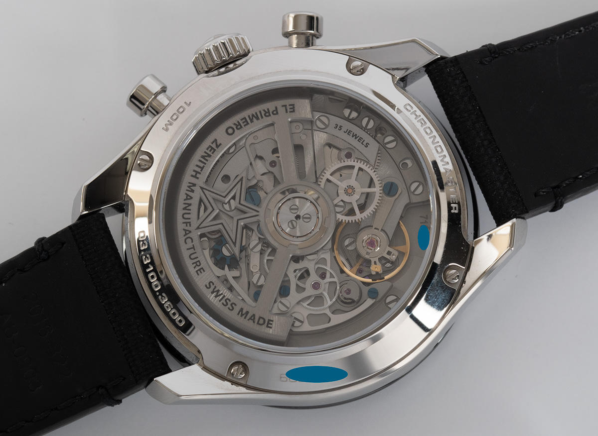 ZENITH Chronomaster Sport 03.3100.3600/21.M3100 Blue And Black Strap  included