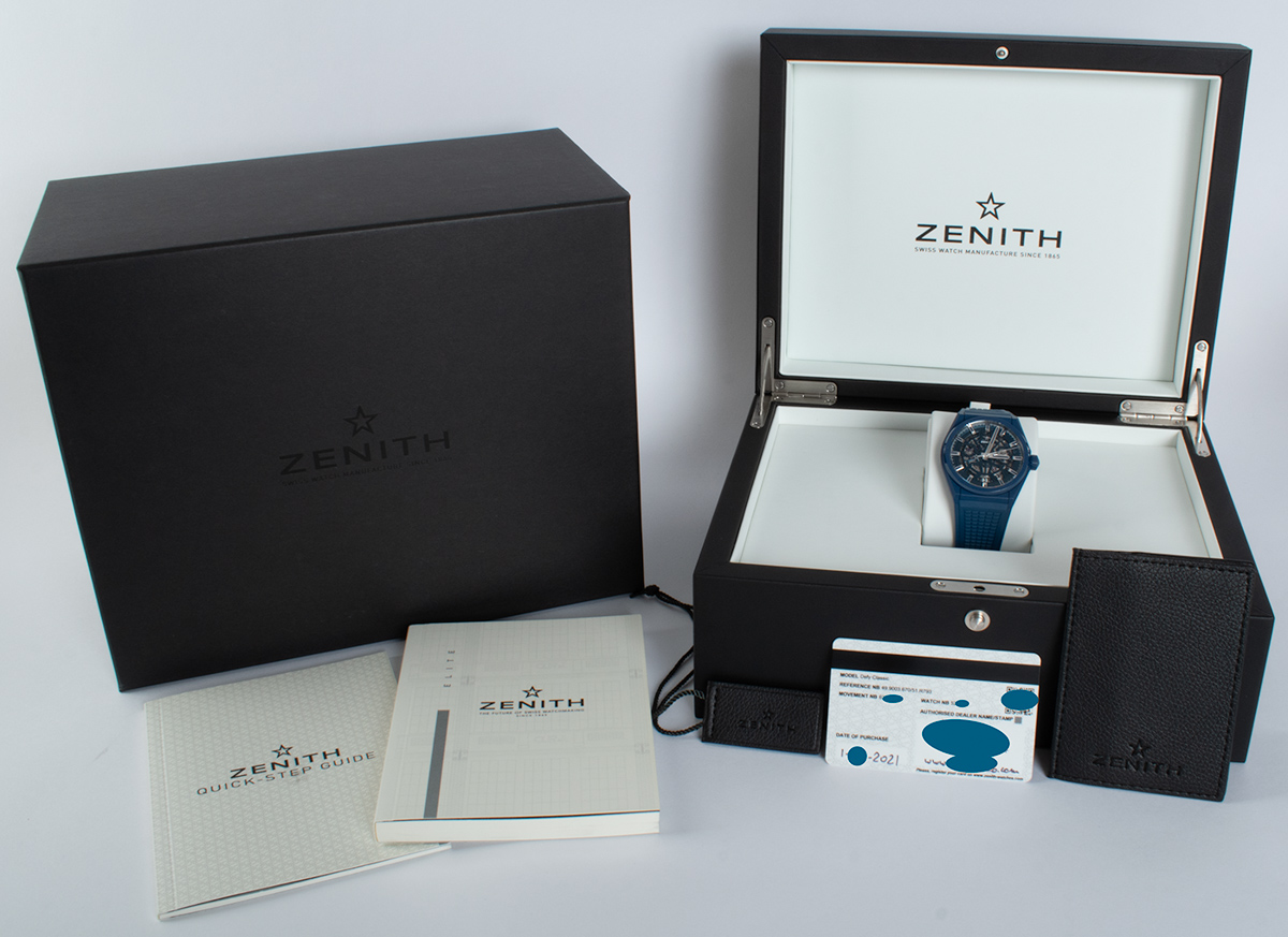 Zenith Defy Classic Box/Card Mint Condition for $5,700 for sale
